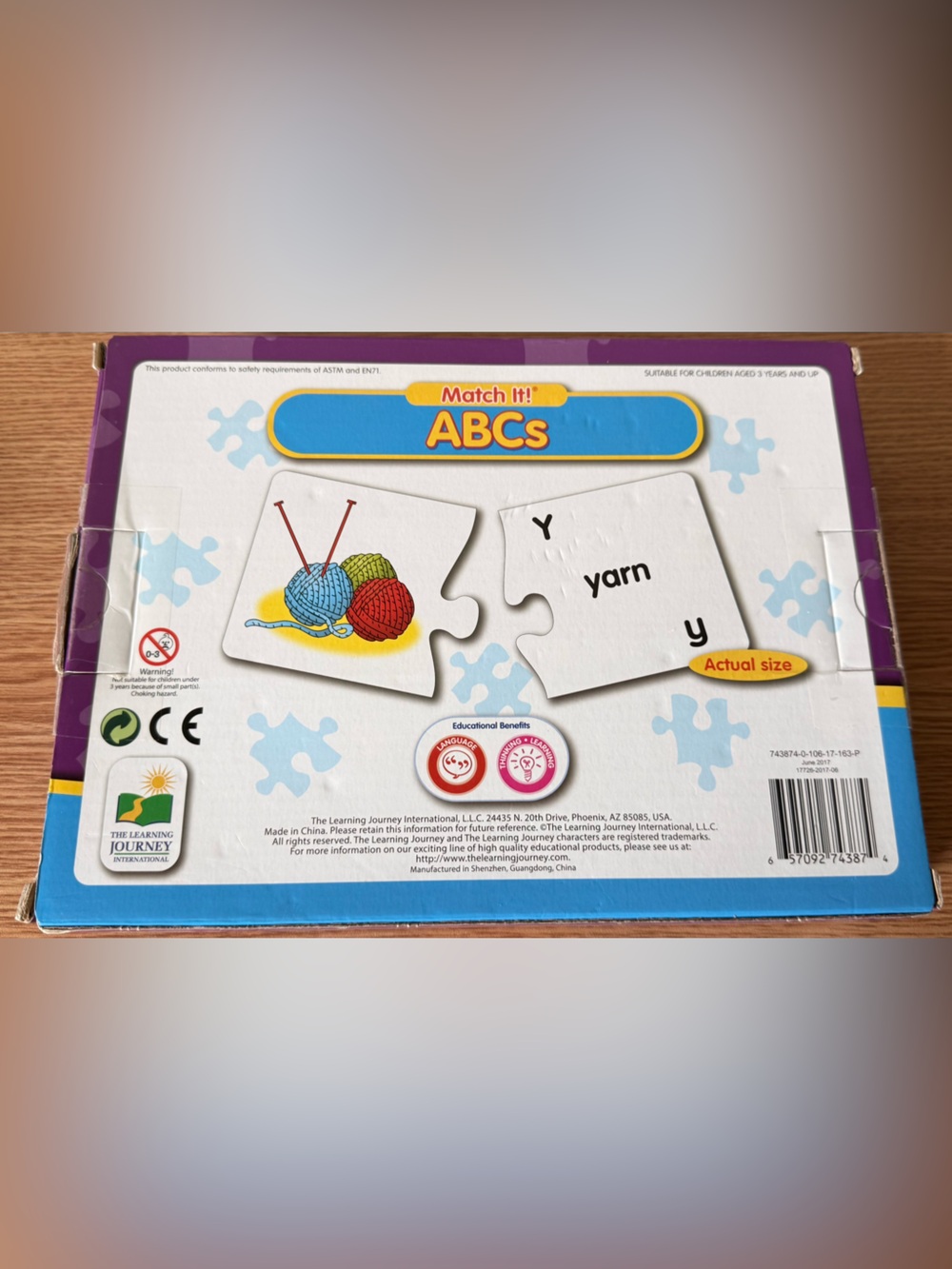 Match ABCs Puzzle Set - Picture 2 of 2